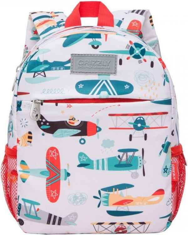 Рюкзак детский Grizzly RK-077-4 Самолёты