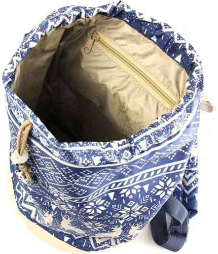 Рюкзак NOSIMOE 001D Олени-синий-кз