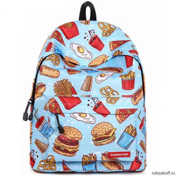 Рюкзак Runningtiger ФастФуд гoлyбой