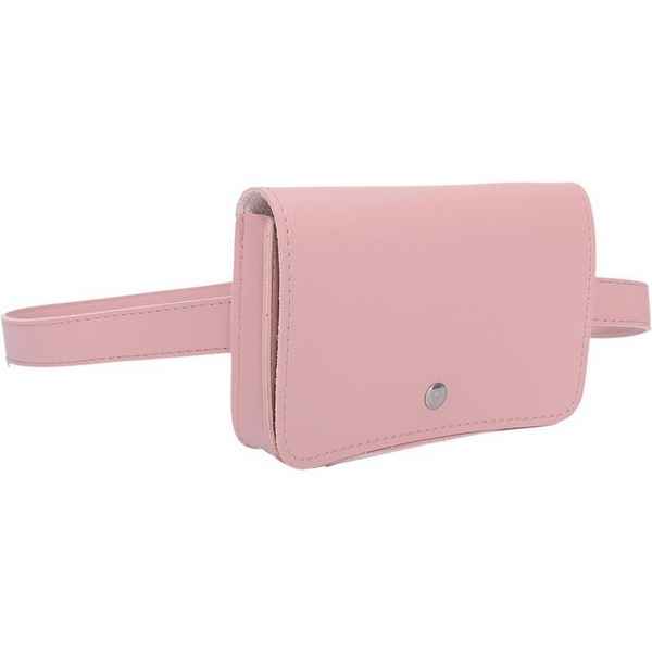 Сумка поясная OrsOro PS-0035 Палево-розовый