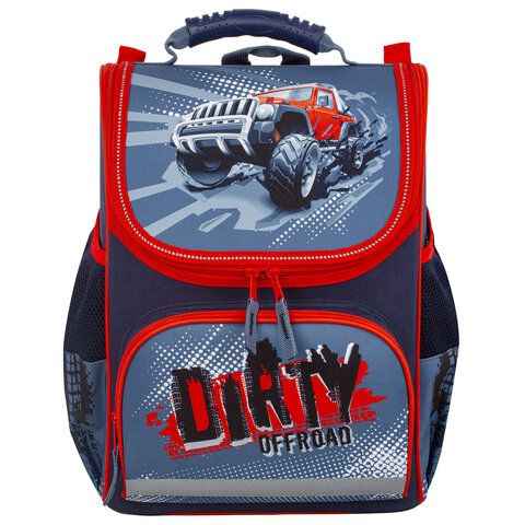 Ранец ПИФАГОР BASIC с эргономичной спинкой Jeep