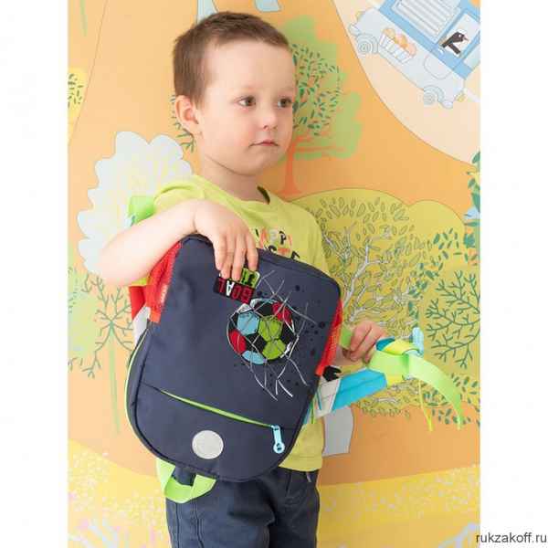 Рюкзак детский Grizzly RK-177-9 синий