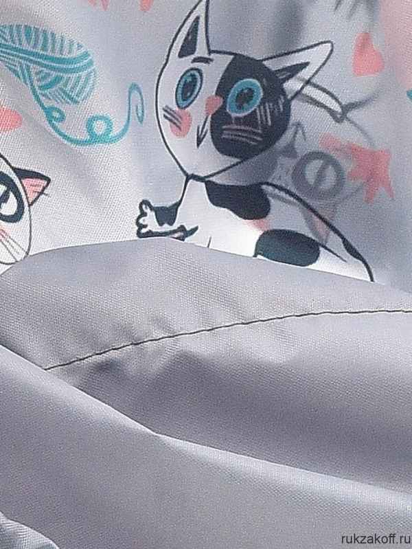 Мешок для обуви NUKKI NUK-RB-G013 серый котики