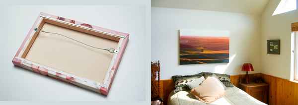 Грамотные советы по креплению картины на стену +Видео и Фото