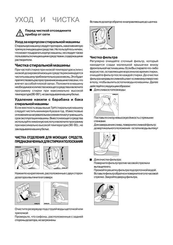 С чего начать прочистку стиральной машины? Инструкция +Видео