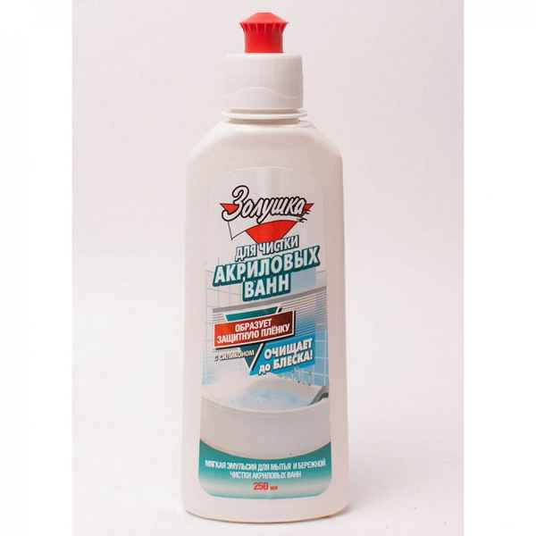 Подручные и специализированные средства для очистки акриловых ванн
