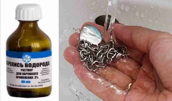 Можно ли почистить серебро перекисью водорода и как правильно это сделать: Инструкция +Видео