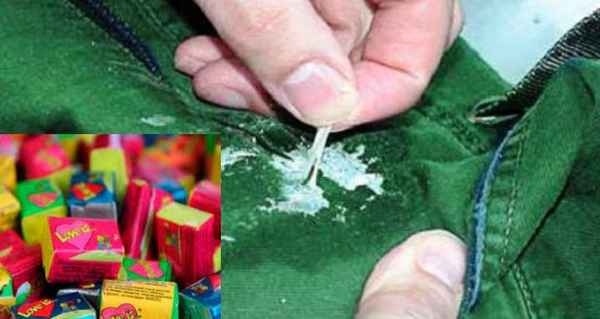 Как и чем оттереть прилипшую к одежде жевательную резинку? Обзор +Видео