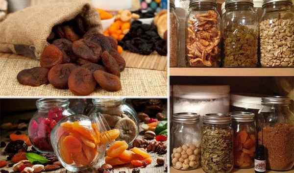 Правила хранения сухофруктов в квартире