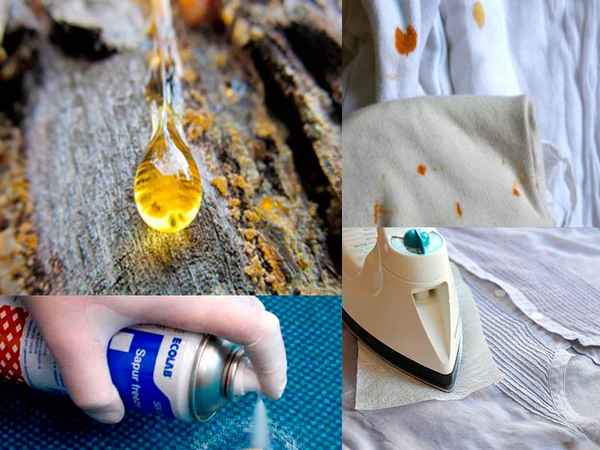 Убрать смолу с одежды без следа и лишних затрат