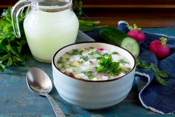 Окрошка – классические рецепты окрошки на сыворотке  