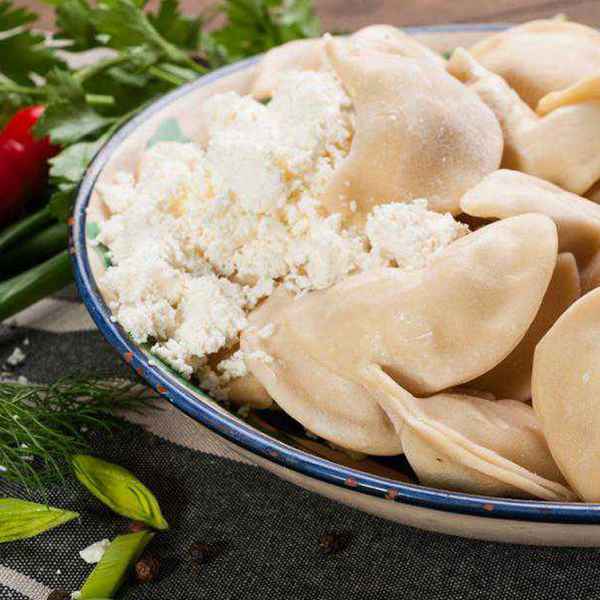 Вареники с творогом  