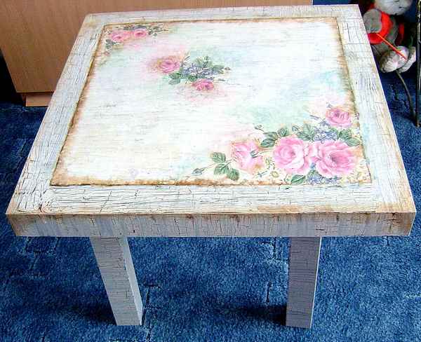 Декупаж кухонного стола своими руками: инструкция и инструменты