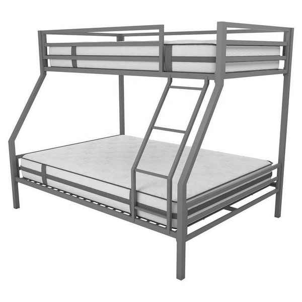 Металлическая двухъярусная кровать: виды и особенности дизайна