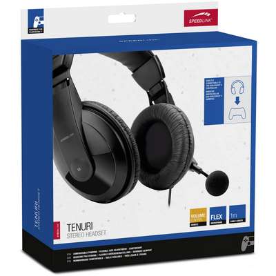 Обзор: Гарнитура Speedlink TENURI Stereo Headset for PS4 black (SL-4531-BK)