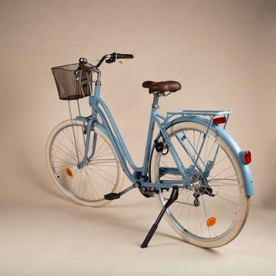 Городской велосипед с низкой рамой ELOPS 520 синий ELOPS - купить в интернет-магазине