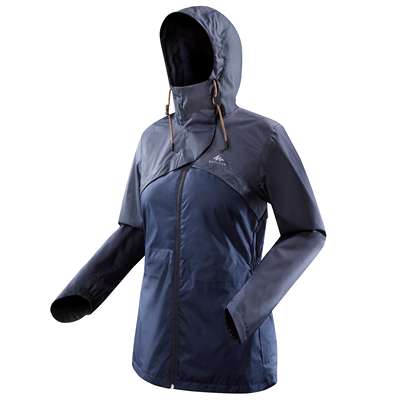 Куртка женская водонепроницаемая для походов NH500 QUECHUA - купить в интернет-магазине