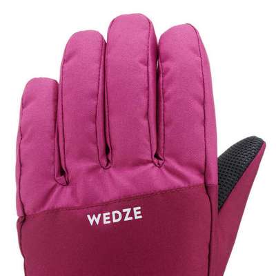 ПЕРЧАТКИ ЛЫЖНЫЕ ДЕТСКИЕ РОЗОВЫЕ 100 WEDZE - купить в интернет-магазине