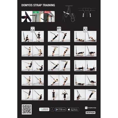 ПЕТЛИ STRAP TRAINING DOMYOS - Силовые тренажеры Фитнес, кросс-фит - В продаже...