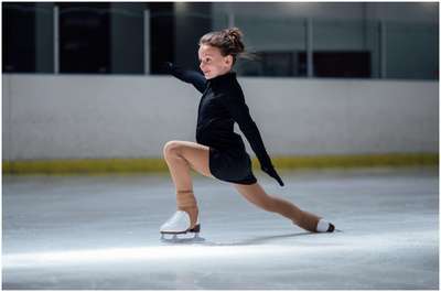 ПЛАТЬЕ ДЛЯ ФИГУРНОГО КАТАНИЯ ДЕТСКОЕ OXELO - купить в интернет-магазине