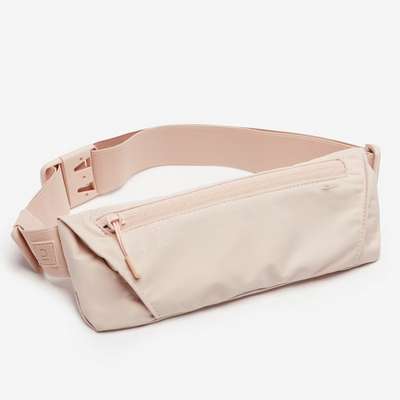 Сумка-ремень для телефона поясная регулируемая бледно-розовая BASIC KALENJI - купить в интернет-магазине