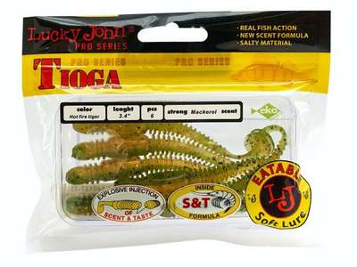 Виброхвосты съедоб. искусст. LJ Pro Series TIOGA 3.4in (08.64)/T52 6шт. LUCKY JOHN - купить в интернет-магазине