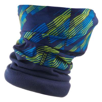 ШАРФ-ВОРОТНИК ЛЫЖНЫЙ ДЛЯ ДЕТЕЙ ТЕМНО-СИНЕ-ЖЕЛТЫЙ HUG WEDZE - купить в интернет-магазине