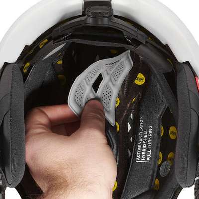 Шлем лыжный для фрирайда белый HLT FR900 Mips WEDZE - купить в интернет-магазине