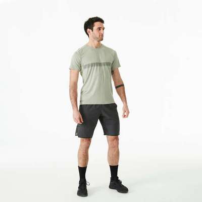 ШОРТЫ ДЛЯ КРОСС-ТРЕНИНГА МУЖСКИЕ ХАКИ DOMYOS - купить в интернет-магазине