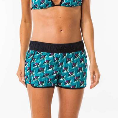 Женские шорты для серфинга с эластичным поясом на шнурке TINI HAZU  OLAIAN - купить в интернет-магазине