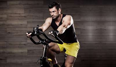 Шорты для сайклинга Муж. DOMYOS - Одежда для фитнеса Фитнес, кросс-фит - В...