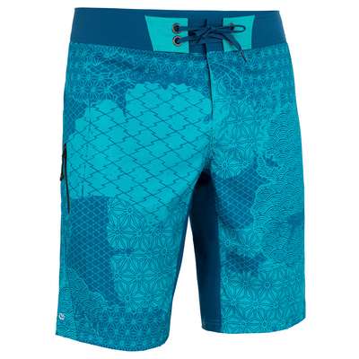 Шорты мужские длинные SURF 500 PATCHWORK OLAIAN - купить в интернет-магазине