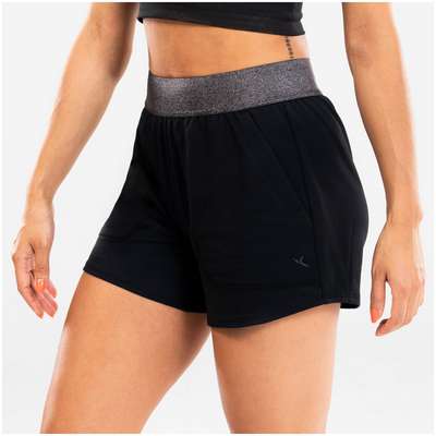 Шорты для уличных танцев облегающие женские черные DOMYOS - купить в интернет-магазине