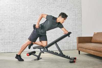 Скамья атлетическая укрепленная с наклоном вниз / вверх CORENGTH - купить в интернет-магазине