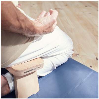 СКАМЬЯ ДЛЯ ЙОГИ/МЕДИТАЦИИ ИЗ БУКОВОГО ДЕРЕВА KIMJALY - купить в интернет-магазине