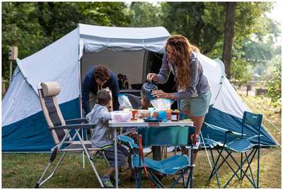 СКЛАДНОЙ СТУЛ QUECHUA - Снаряжение для лагеря Походы, кемпинг - В продаже на...