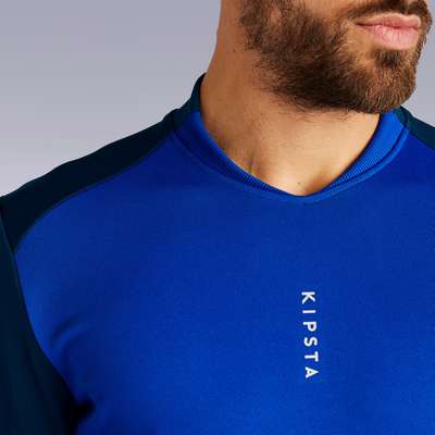 Толстовка мужская T100 синяя KIPSTA - купить в интернет-магазине