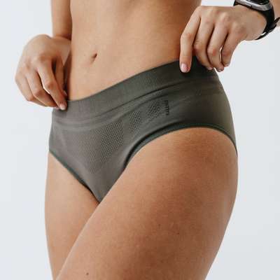 ТРУСЫ ДЛЯ БЕГА ЖЕНСКИЕ СЕРЫЕ KALENJI - купить в интернет-магазине