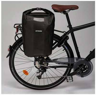 СУМКА ВЕЛОСИПЕДНАЯ НА БАГАЖНИК ВОДОНЕПРОНИЦАЕМАЯ 500 ОБЪЕМ 20 Л ELOPS - купить в интернет-магазине