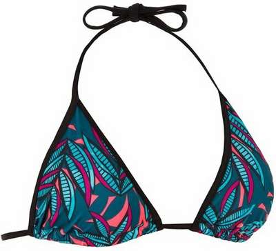 ВЕРХ КУПАЛЬНИКА ТРЕУГОЛЬНОЙ ФОРМЫ НА КУЛИСКЕ СО СЪЕМНЫМИ ВСТАВКАМИ MAE WAKU OLAIAN - купить в интернет-магазине