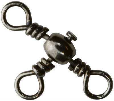 Вертлюжок для рыбной Black nickel x10  CAPERLAN - купить в интернет-магазине