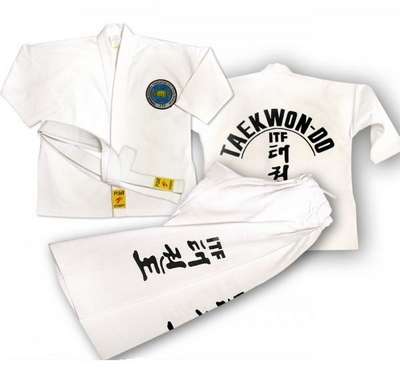 Взрослый добок 400 для тхэквондо DOMYOS - Боевые искусства Спортивные единоборства...