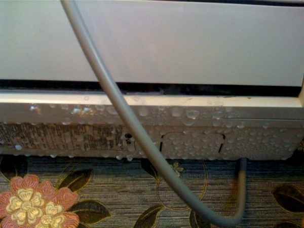 Почему капает вода из кондиционера?