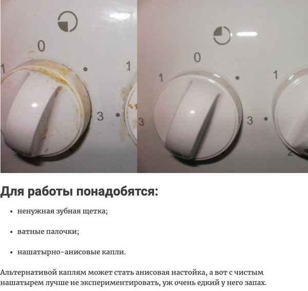 Как очистить ручки у плиты: газовой и электрической? Инструкция