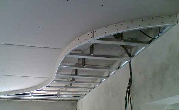 Двухуровневый потолок своими руками из гипсокартона