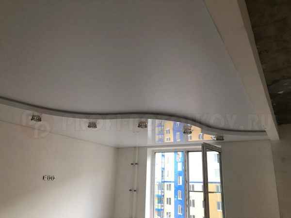 Специфика натяжных потолков с двумя уровнями