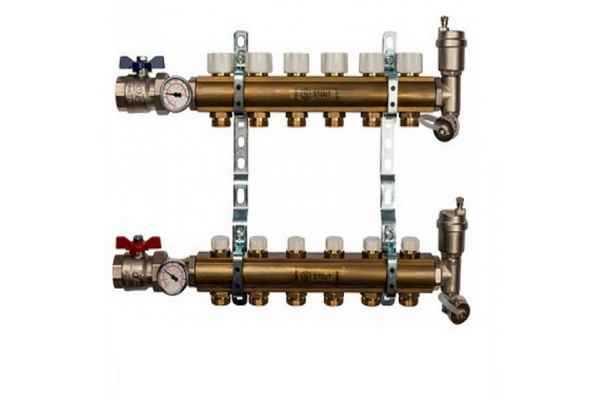 Распределительный коллектор отопления: гребенка, коллекторная группа, для чего нужен отопительный коллектор в водяной системе, виды, устройство, принцип работы, как работает, регулировка