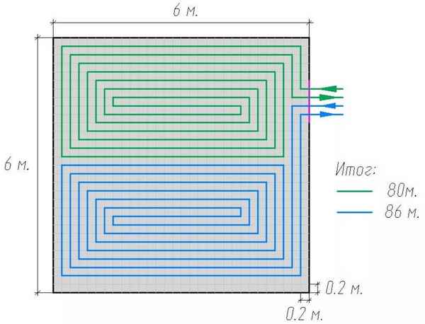 Укладка труб теплого пола, как правильно продумать расстояние между трубами, подобрать диаметр и расход материала, сделать шаг укладки, особенности крепления конструкции, фотопримеры +видео