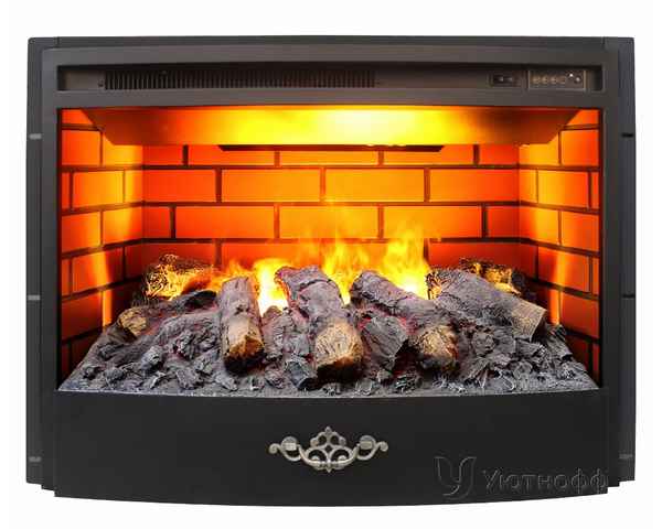 Электрический камин с эффектом живого пламени