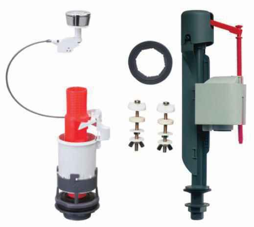 Арматура бачка для унитаза: установка и регулировка